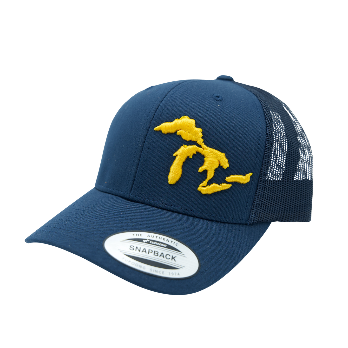 Great Lakes Trucker Hat Navy/Gold