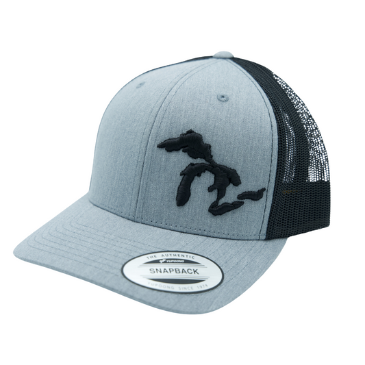 Great Lakes Trucker Hat Black/Grey